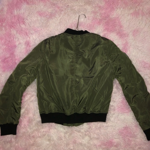 Army green bomber jacket - Picture 5 of 7